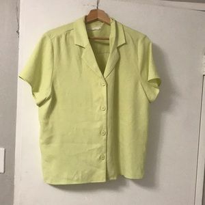 Lime Green Oak + Fort Short Sleeve Shirt